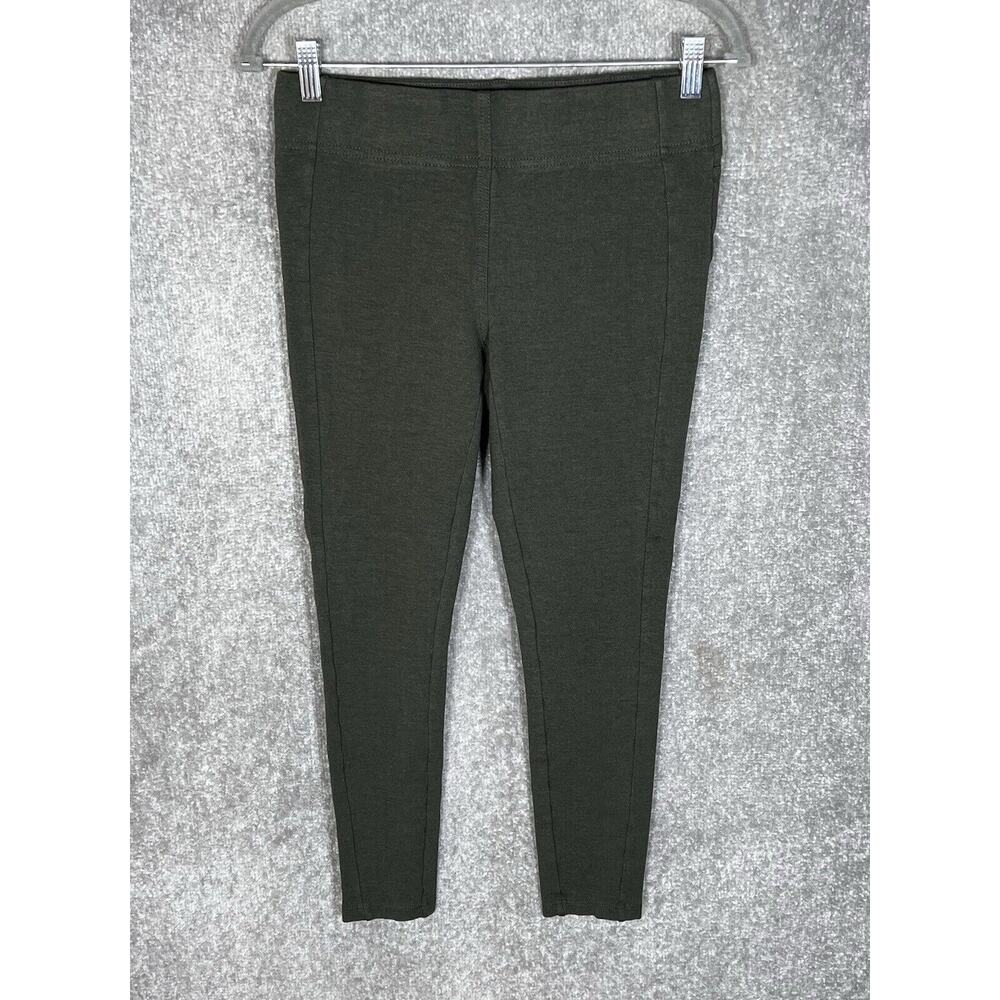LOFT Legging Dress Pants Womens Size Small Green Pull On Stretch Skinny